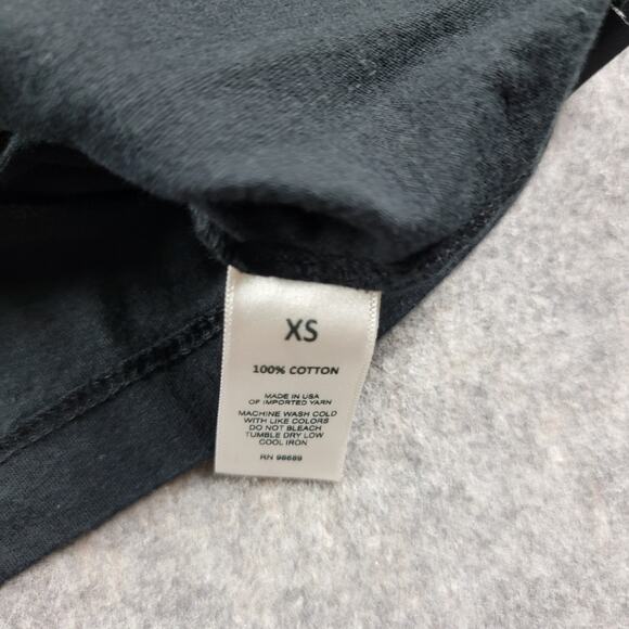 Todd Snyder Premium Jersey Henley T-Shirt size XS Black Short Sleeve USA *Read* - Picture 5 of 10